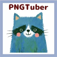 Watercolor Raccoon PNGTuber — енот в книжном акварельном стиле