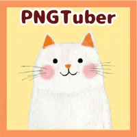 PNGTuber-аватар белого кота Watercolor White Cat для Veadotube
