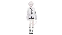 Live2D-модель White-haired Jirai Cat Boy