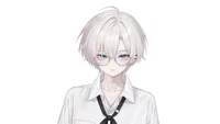 Live2D-модель White-haired Jirai Cat Boy