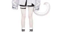 Live2D-модель White-haired Jirai Cat Boy