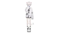Live2D-модель White-haired Jirai Cat Boy