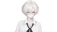 Live2D-модель White-haired Jirai Cat Boy