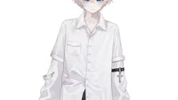 Live2D-модель White-haired Jirai Cat Boy