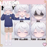Live2D-модель мальчика с кошачьими ушками White-haired Shota Cat-eared Boy
