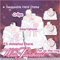 Анимированный наряд White Valentine для VTube Studio