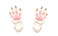 Звериные лапки с трекингом рук KemoHands Live2D