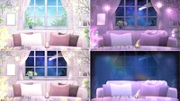 Анимированный фон для стримов Hoshifuru Theater Room